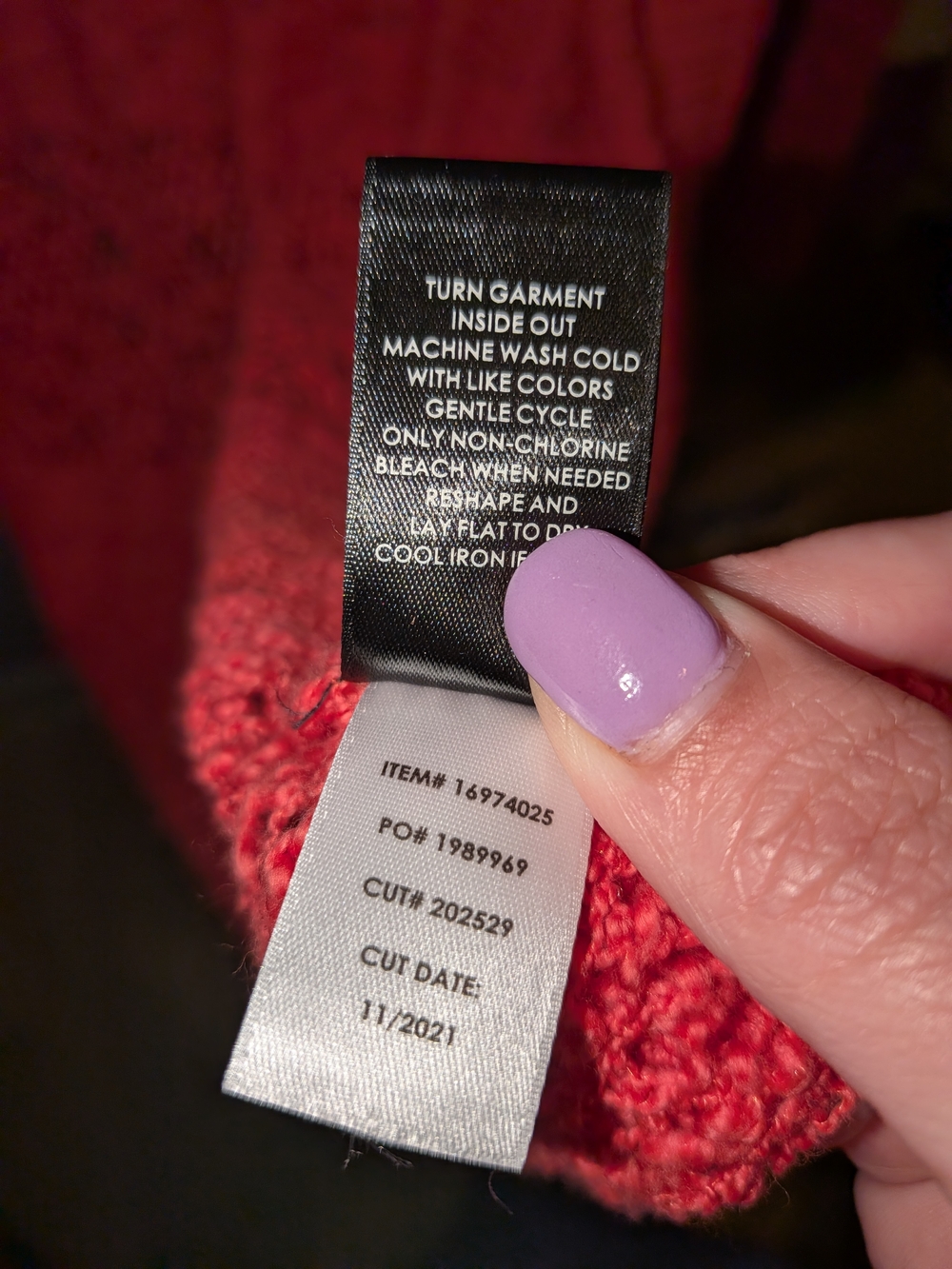 torrid Bright Coral Open-Knit Long Cardigan - Picture 7 of 8